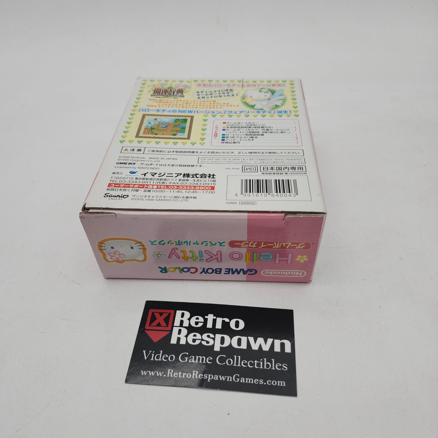 Hello Kitty Gameboy Color - JP Gameboy Color (Boxed/No Game)