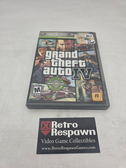 Grand Theft Auto IV [Platinum Hits] - Xbox 360 (Complete W/Map)