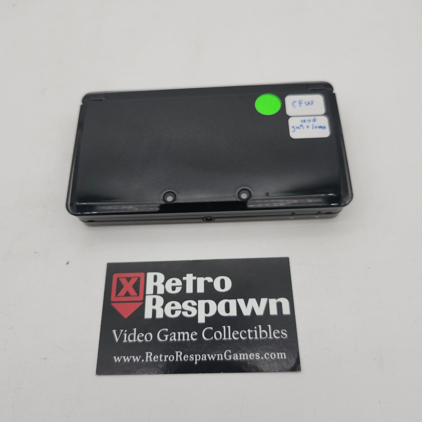 (Modded) Nintendo 3DS Black - Nintendo 3DS (Console + Charger)