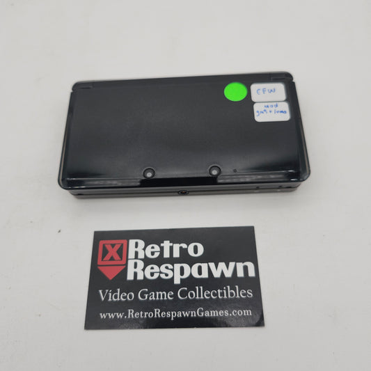 (Modded) Nintendo 3DS Black - Nintendo 3DS (Console + Charger)