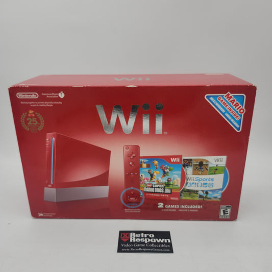 Red Nintendo Wii System - Wii (Sealed)
