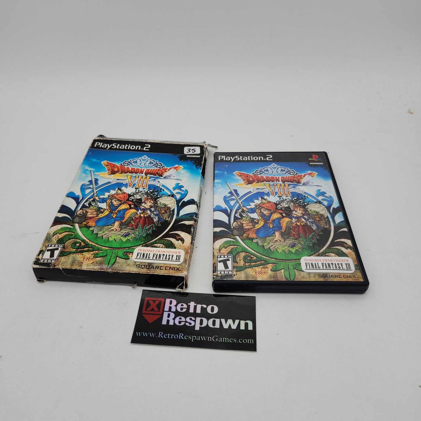 Dragon Quest VIII: Journey of the Cursed King - Playstation 2 (Complete/W Sleeve)