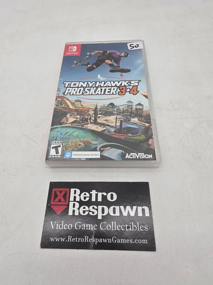 Tony Hawk's Pro Skater 3 + 4 - Nintendo Switch (Complete)