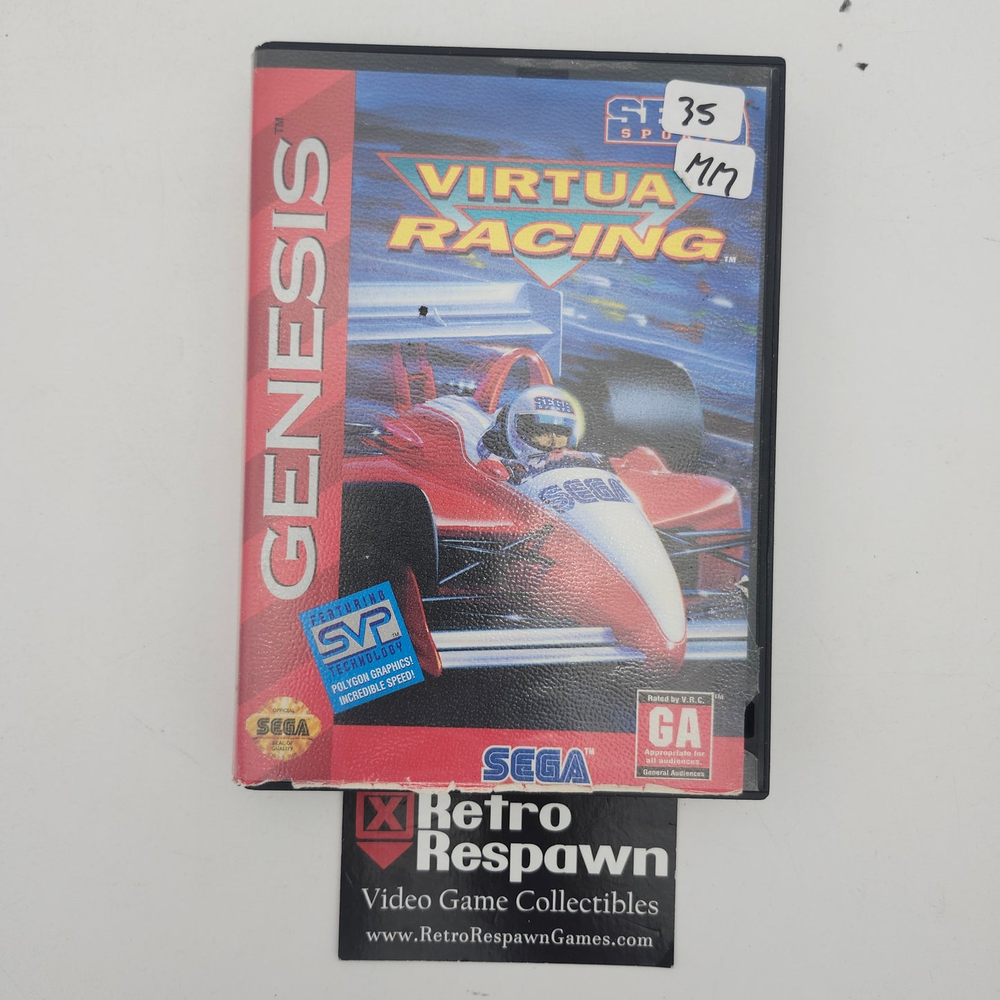 Virtua Racing - Sega Genesis (Missing Manual)