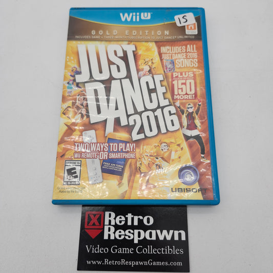 Just Dance 2016: Gold Edition - Wii U (Complete)