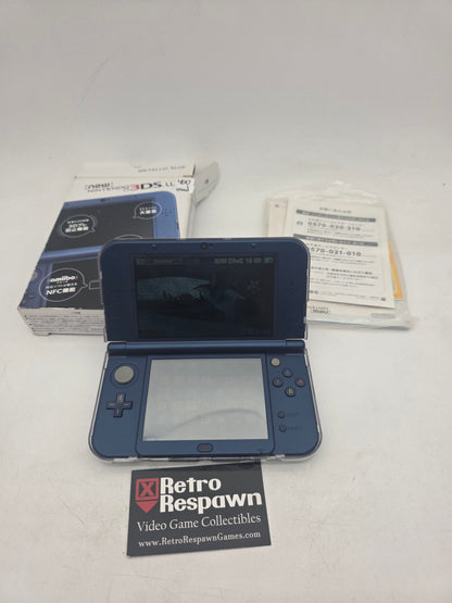 Modded Metallic Blue New Nintendo 3DS - JP Nintendo 3DS (Complete)