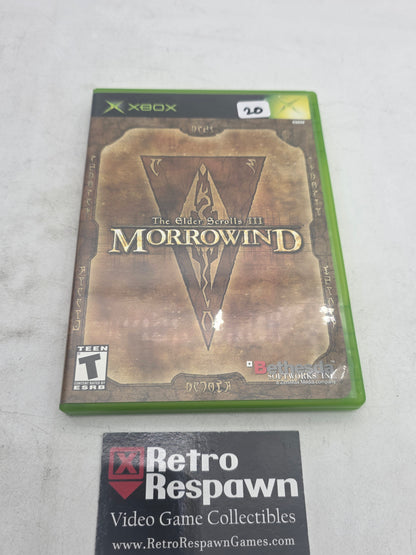 Elder Scrolls III Morrowind - Xbox (Complete)