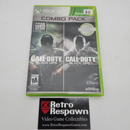 Call of Duty Black Ops I and II Combo Pack - Xbox 360 (Complete)