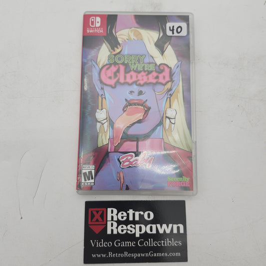 Sorry We’re Closed - Nintendo Switch (Complete)
