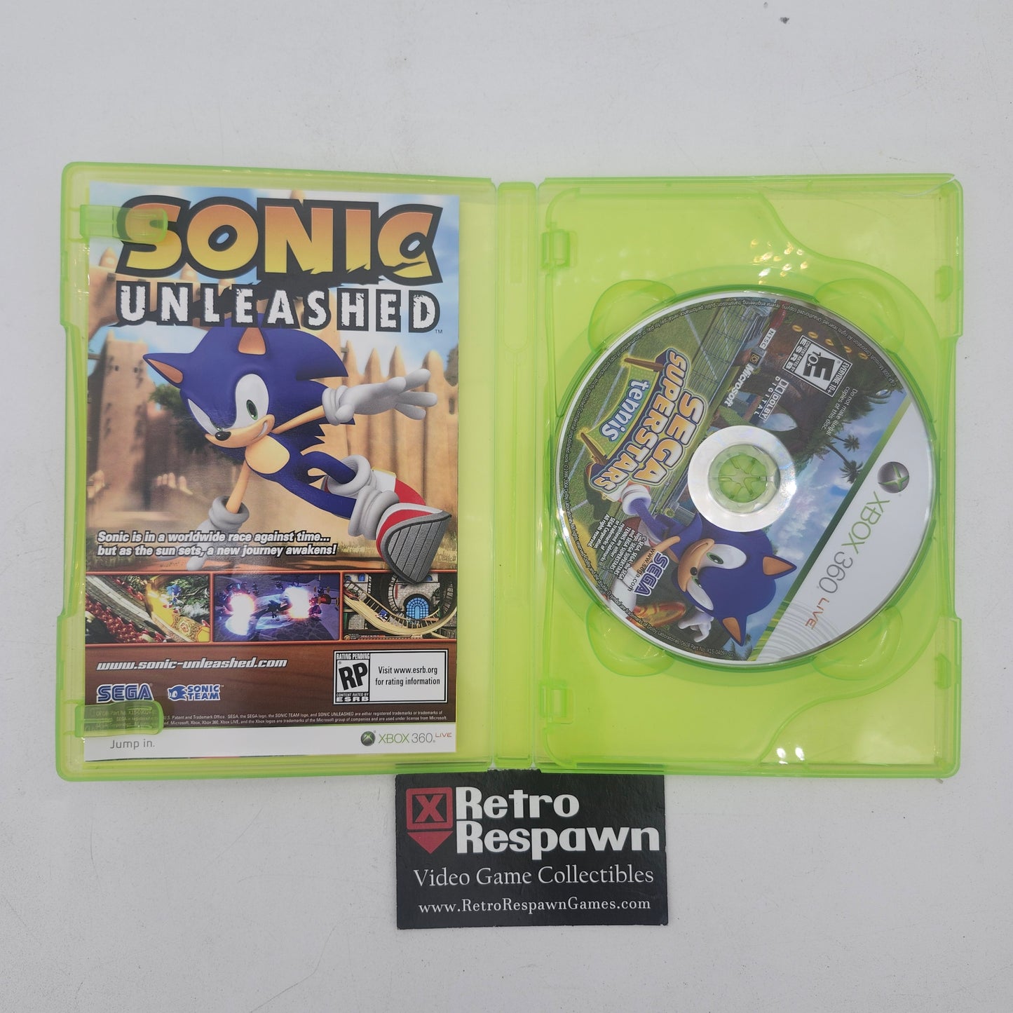 Sega Superstars Tennis & Xbox Live - Xbox 360 (Complete)
