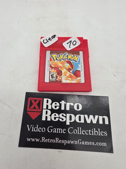 CLEAN Pokemon Red - GameBoy (Game Only)