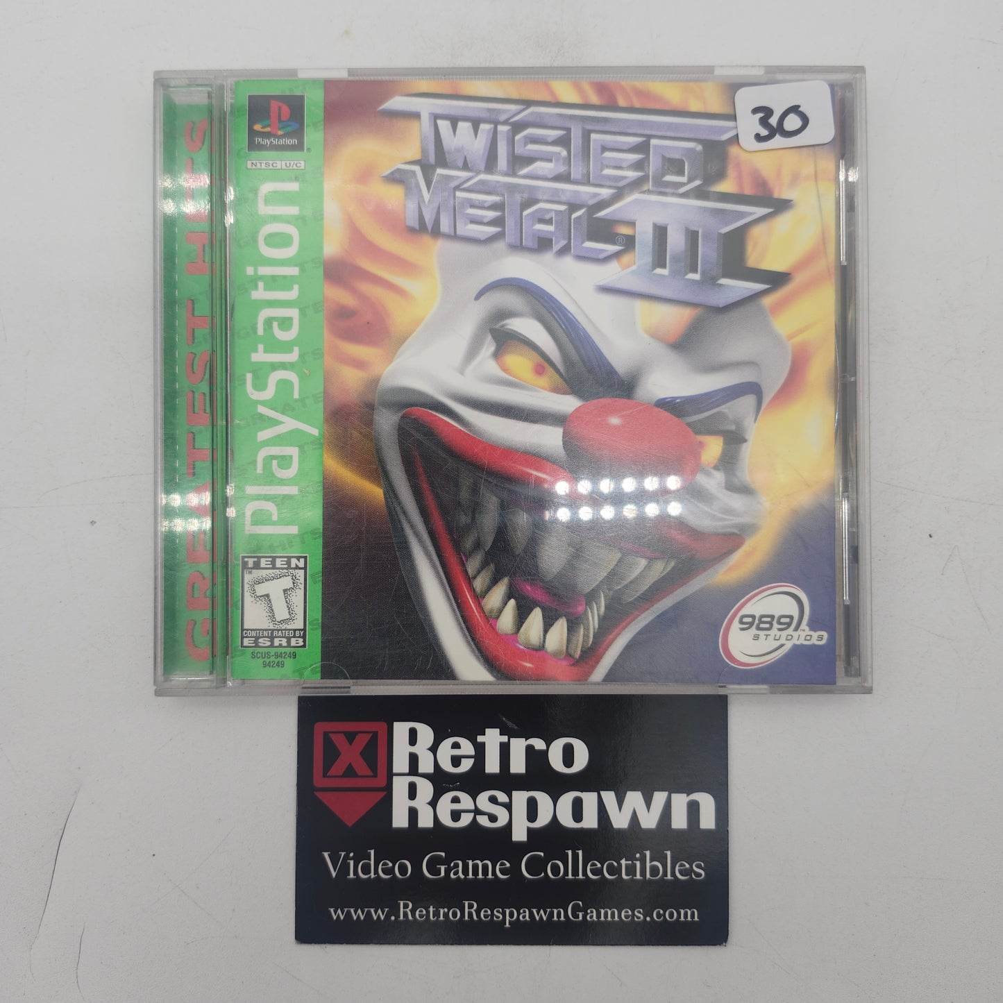Twisted Metal 3 [Greatest Hits] - Playstation (Complete)