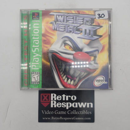 Twisted Metal 3 [Greatest Hits] - Playstation (Complete)