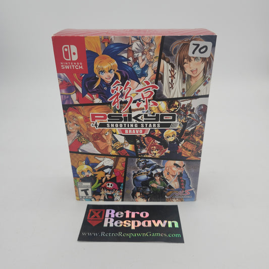 Psikyo Shooting Stars Bravo [Limited Edition] - Nintendo Switch (Complete)