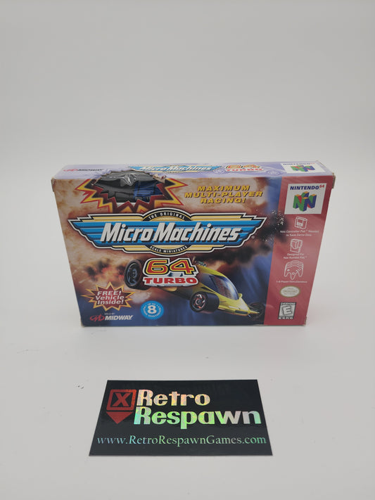 Micro Machines - Nintendo 64 (Complete)