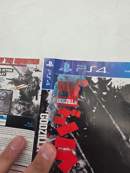 Godzilla - Playstation 4 (Complete/ Water Damage)