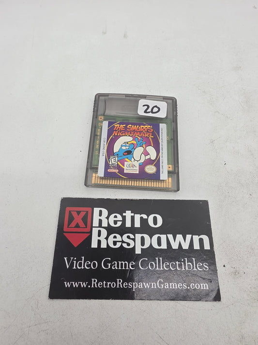 The Smurfs' Nightmare - Gameboy Color (Game Only)