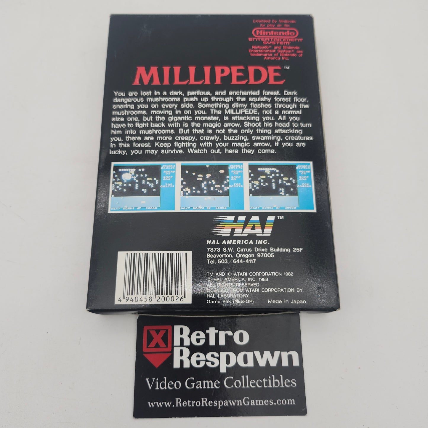 Millipede - NES (Complete)