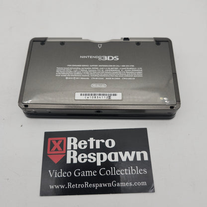 (Modded) Nintendo 3DS Black - Nintendo 3DS (Console + Charger)