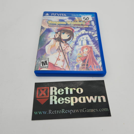 Dungeon Travelers 2: The Royal Library & the Monster Seal - Playstation Vita (Complete)