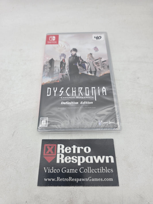 Dyschronia: Chronos Alternate Definitive Edition - JP Nintendo Switch (Sealed)