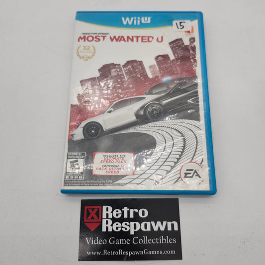 Need for Speed Most Wanted - Wii U (Missing Manual)