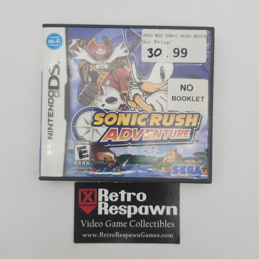 Sonic Rush Adventure - Nintendo DS (Missing Manual)