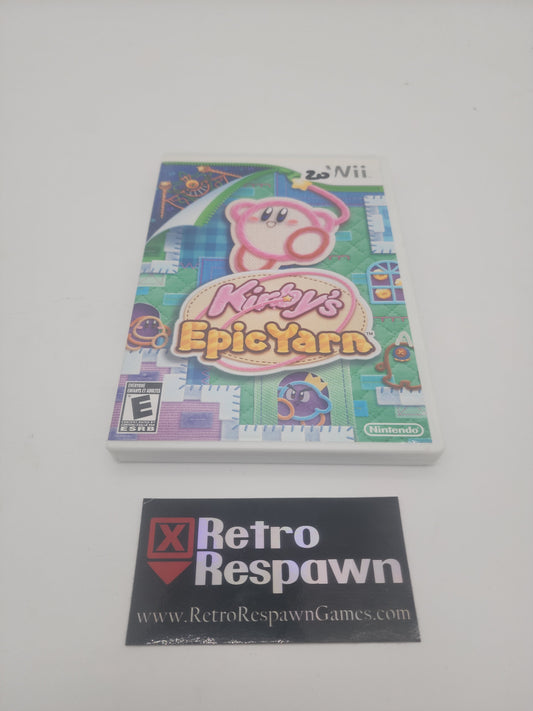 Kirby's Epic Yarn - Wii (Complete)