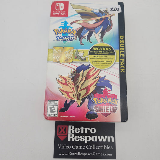 Pokemon Sword and Shield Double Pack [Target Edition] - Nintendo Switch (Complete/Shield is Sealed)