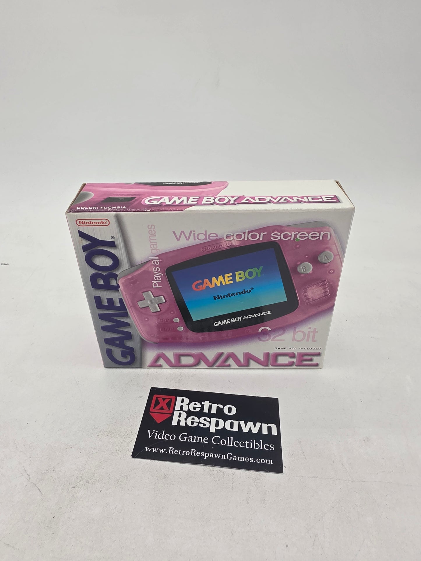 Fuschia Pink Gameboy Advance System - Gameboy Advance (Complete)