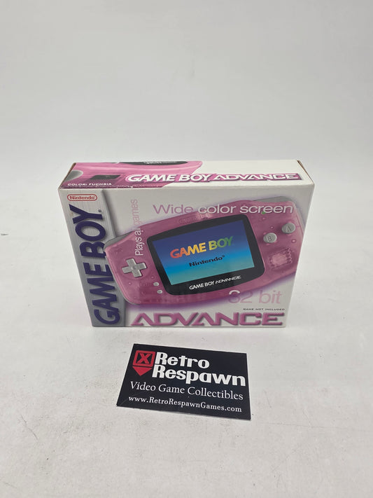 Fuschia Pink Gameboy Advance System - Gameboy Advance (Complete)
