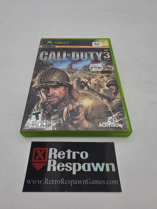 Call of Duty 3 - Xbox (Complete)