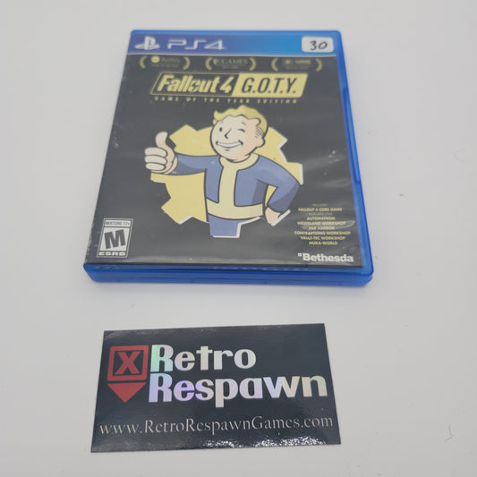 Fallout 4 [Game of the Year] - Playstation 4 (Complete)