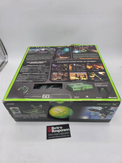 Xbox System [Green Halo Edition] - Xbox (Complete)