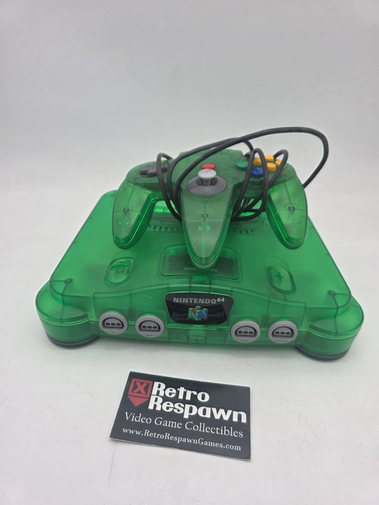 Nintendo 64 Funtastic Edition, Jungle Green - (Console, Controller all Wires)