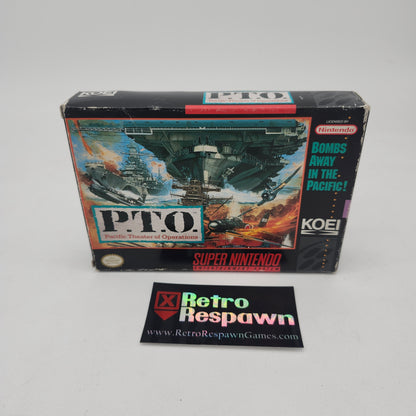 P.T.O. - Super Nintendo (Complete)