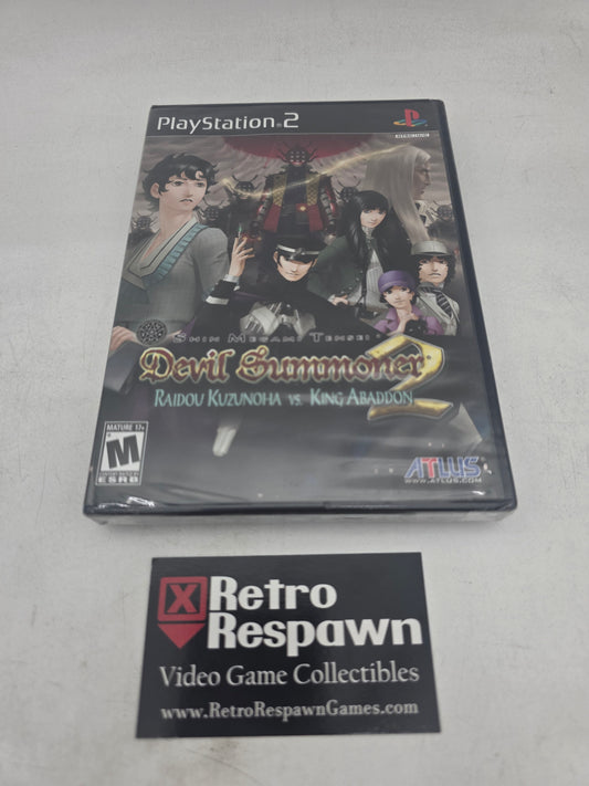 Shin Megami Tensei: Devil Summoner 2: Raidou Kuzunoha vs. King Abaddon - Playstation 2 (Sealed)