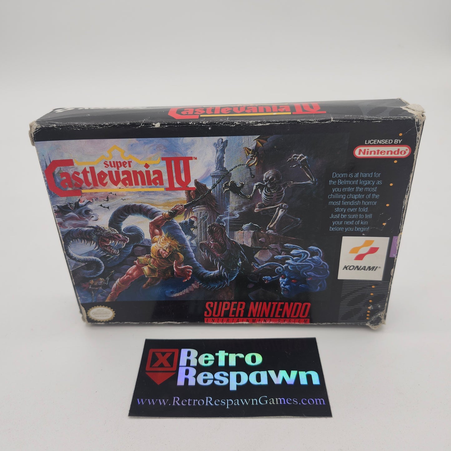 Super Castlevania IV - Super Nintendo (Complete)