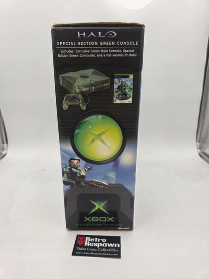 Xbox System [Green Halo Edition] - Xbox (Complete)