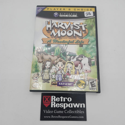 Harvest Moon A Wonderful Life [Player's Choice] - Gamecube (Complete)