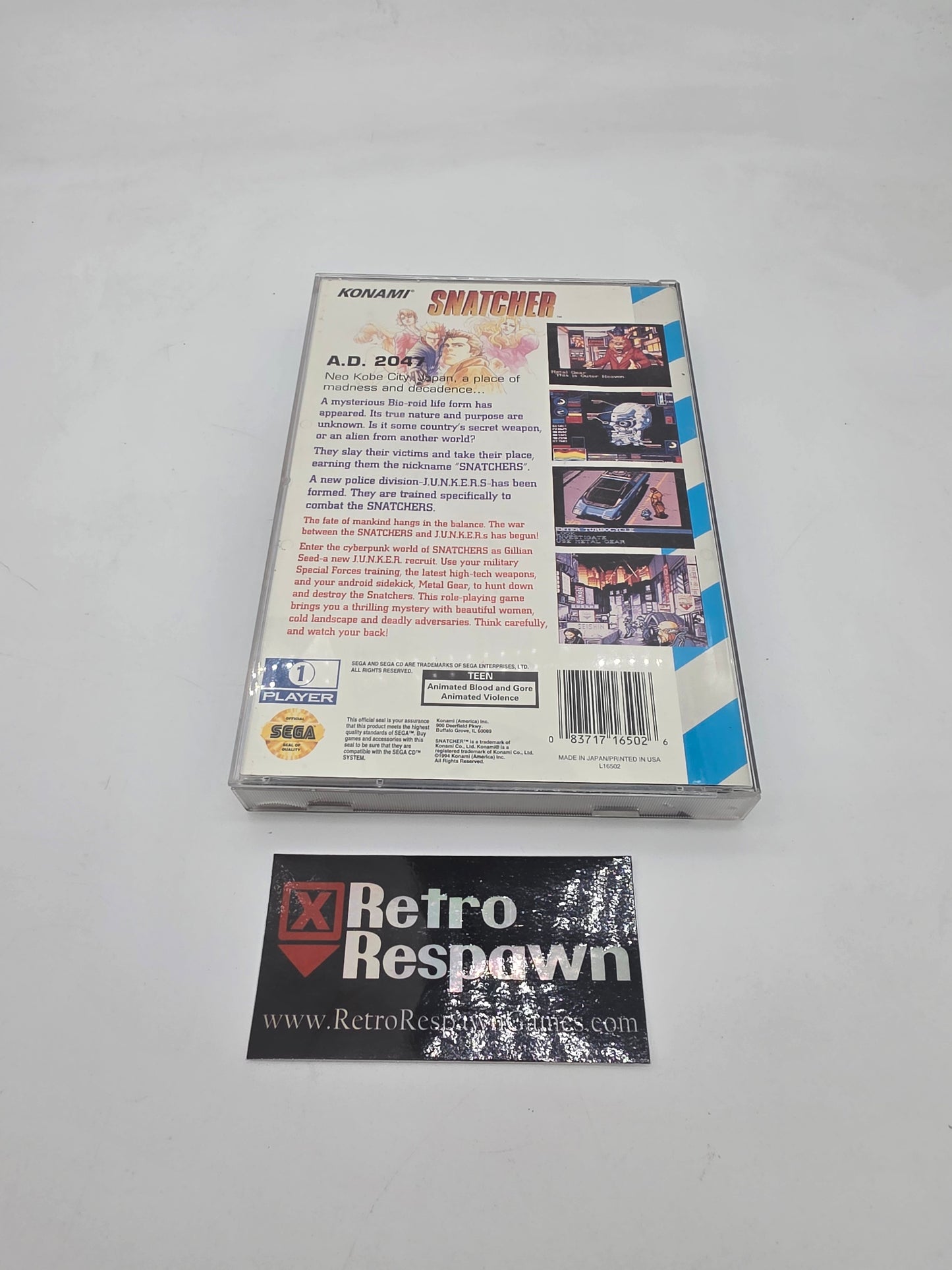 Snatcher - Sega CD (Complete)