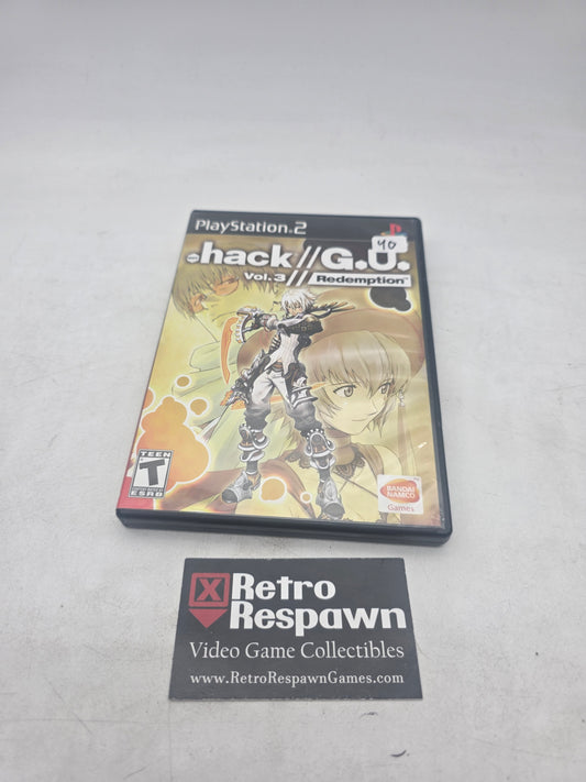 .hack GU Redemption - Playstation 2 (Complete)