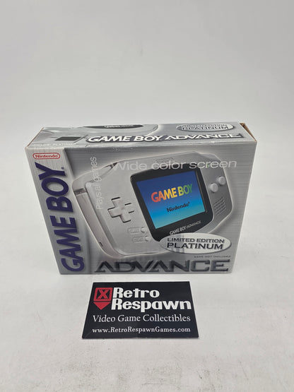 Platinum Gameboy Advance System - GameBoy Advance (Complete)