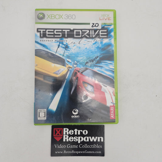 Test Drive Unlimited - JP Xbox 360 (Complete)