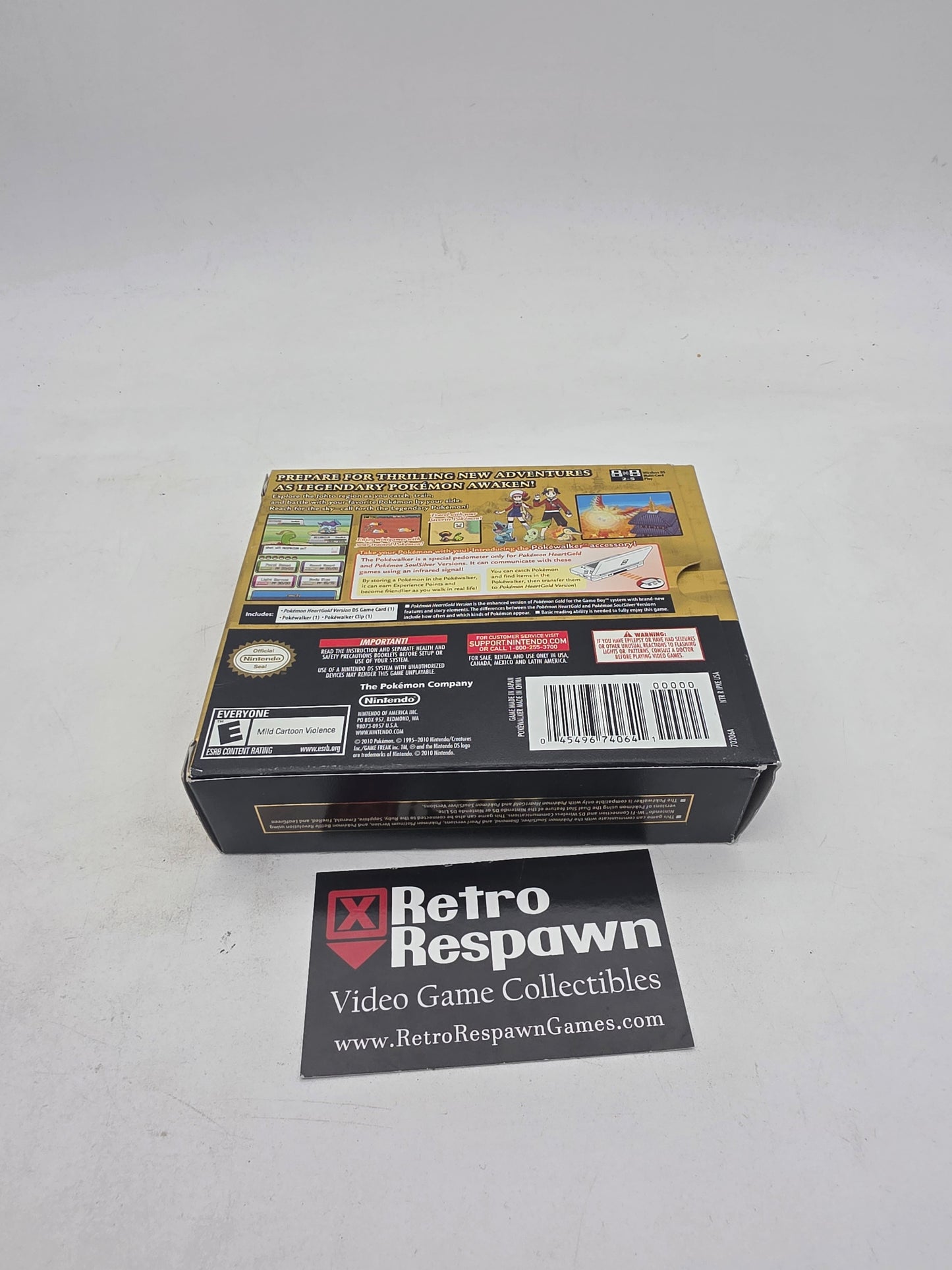 Pokemon HeartGold Version [Pokewalker] - Nintendo DS (No Tray/No walker Manua)