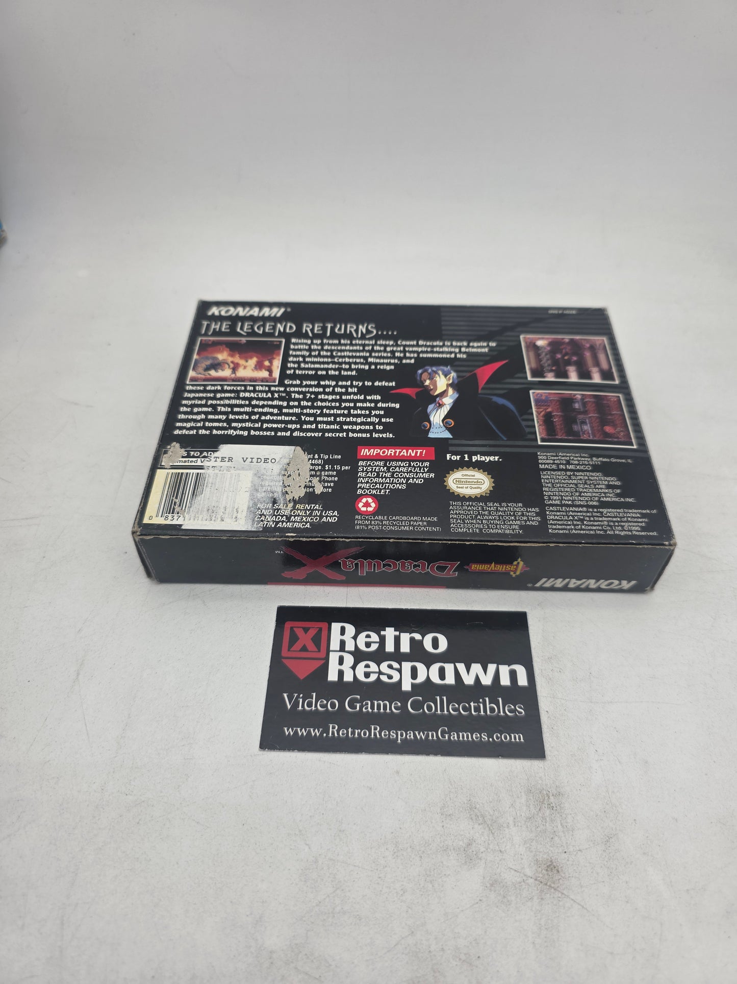 Castlevania Dracula X - Super Nintendo (Complete)