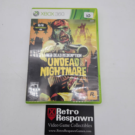 Red Dead Redemption Undead Nightmare - Xbox 360 (Complete w/Poster)