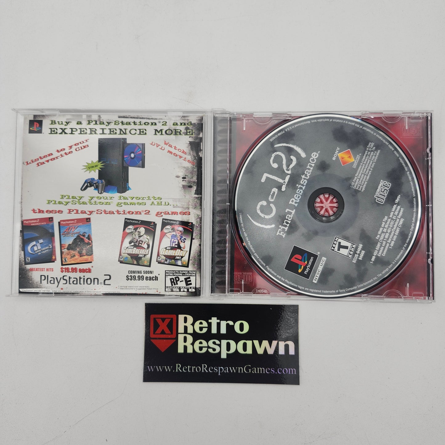 C-12 Final Resistance - Playstation (Complete)