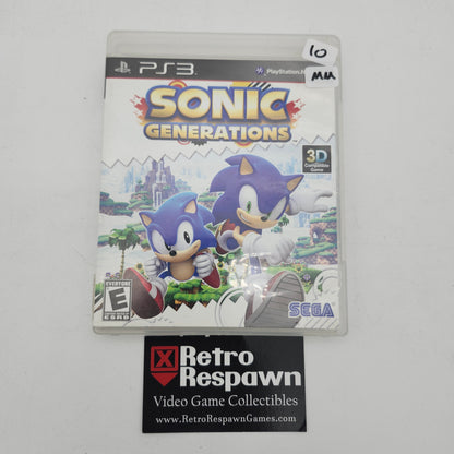 Sonic Generations - Playstation 3 (Missing Manual)