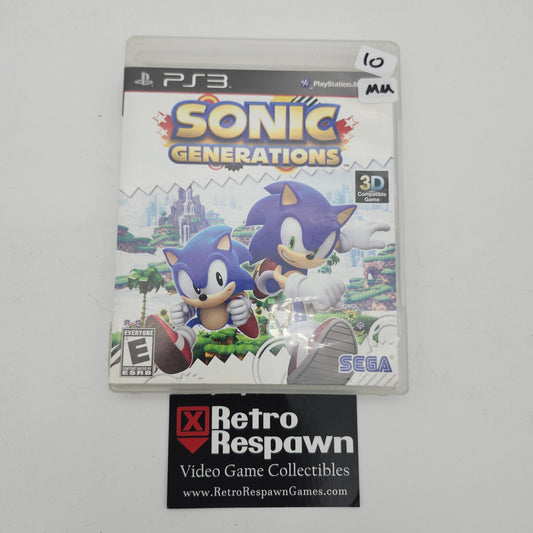 Sonic Generations - Playstation 3 (Missing Manual)